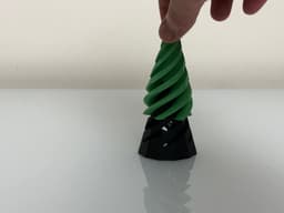 Dodecagonal Pyramid Passthrough Spiral Fidget Toy 3d model