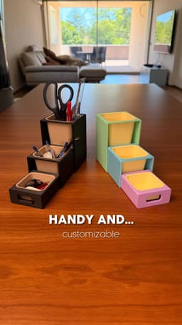 PIVOT ORGANIZER | THE SATISFYING PEN HOLDER 3d model