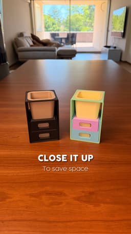 PIVOT ORGANIZER | THE SATISFYING PEN HOLDER 3d model