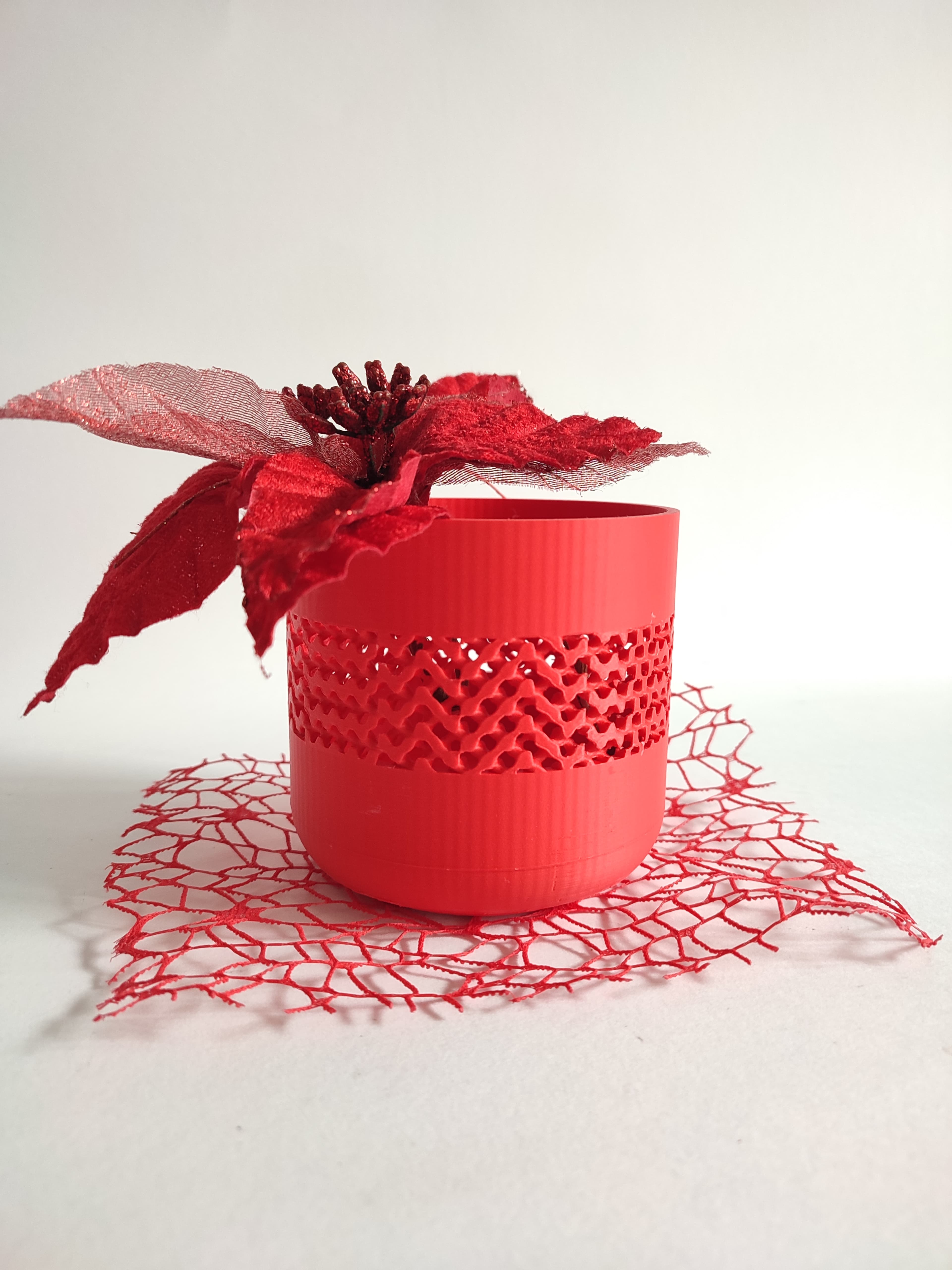 Christmas vase WrappingUp2023 3d model
