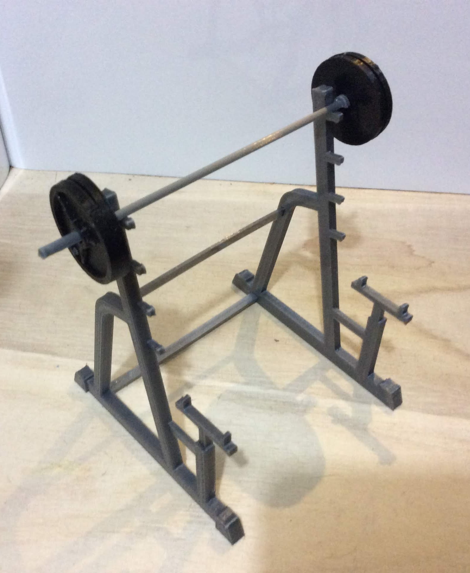 Squat Rack (1:18 scale) 3d model