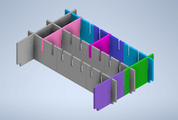 Peli Style Toolbox Organiser (Set) 3d model