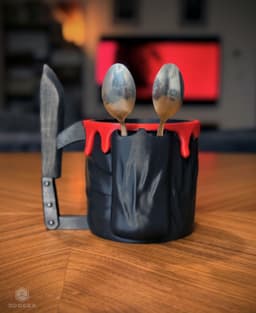 Jason Voorhees Ice Cream Pint Holder 3d model