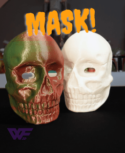 Bone Mask wearable for Halloween / Cosplay 3d model