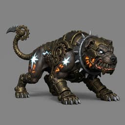 Iris and Orin - Snarl Hound STL - Vault of the Star Forge Meshy Miniatures 3d model