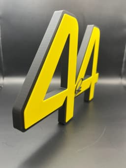 Lewis Hamilton 44 Sign Display Wall Desk Shelf Art 3d model