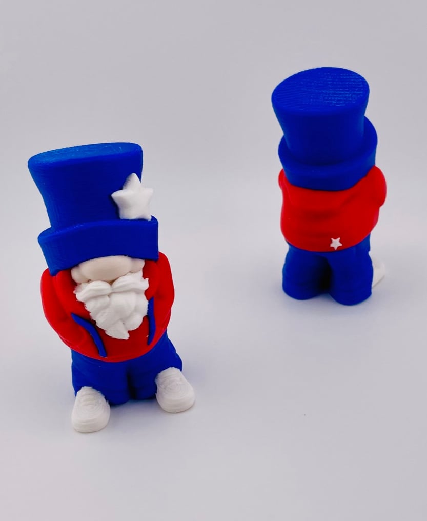 Patriotic Chill Gnomes 3d model