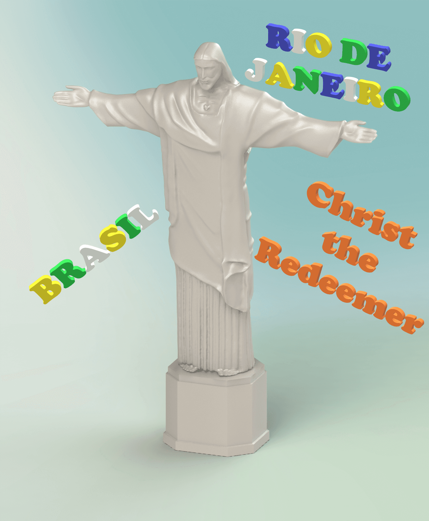 Christ the Redeemer 3d model