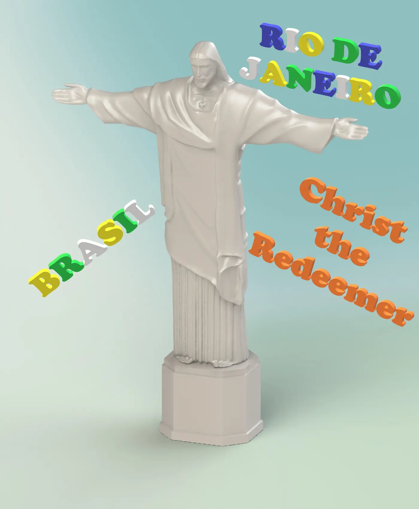 Christ the Redeemer 3d model