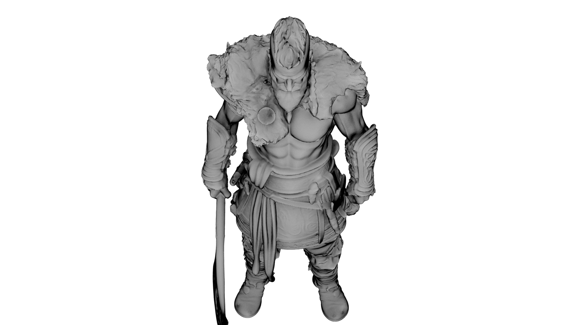 Viking Berserker 3d model