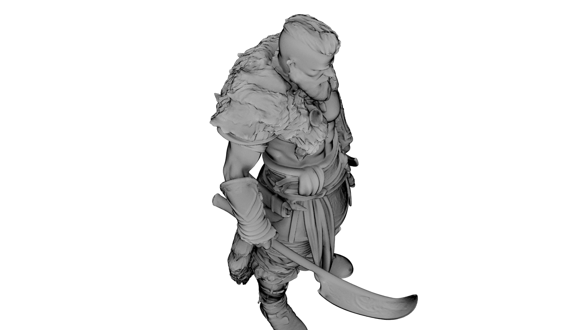 Viking Berserker 3d model