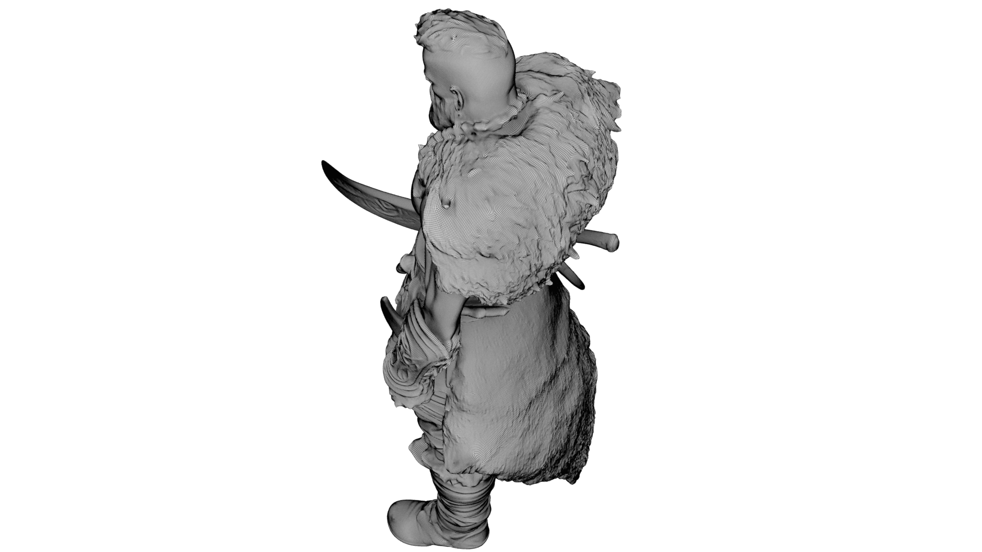 Viking Berserker 3d model