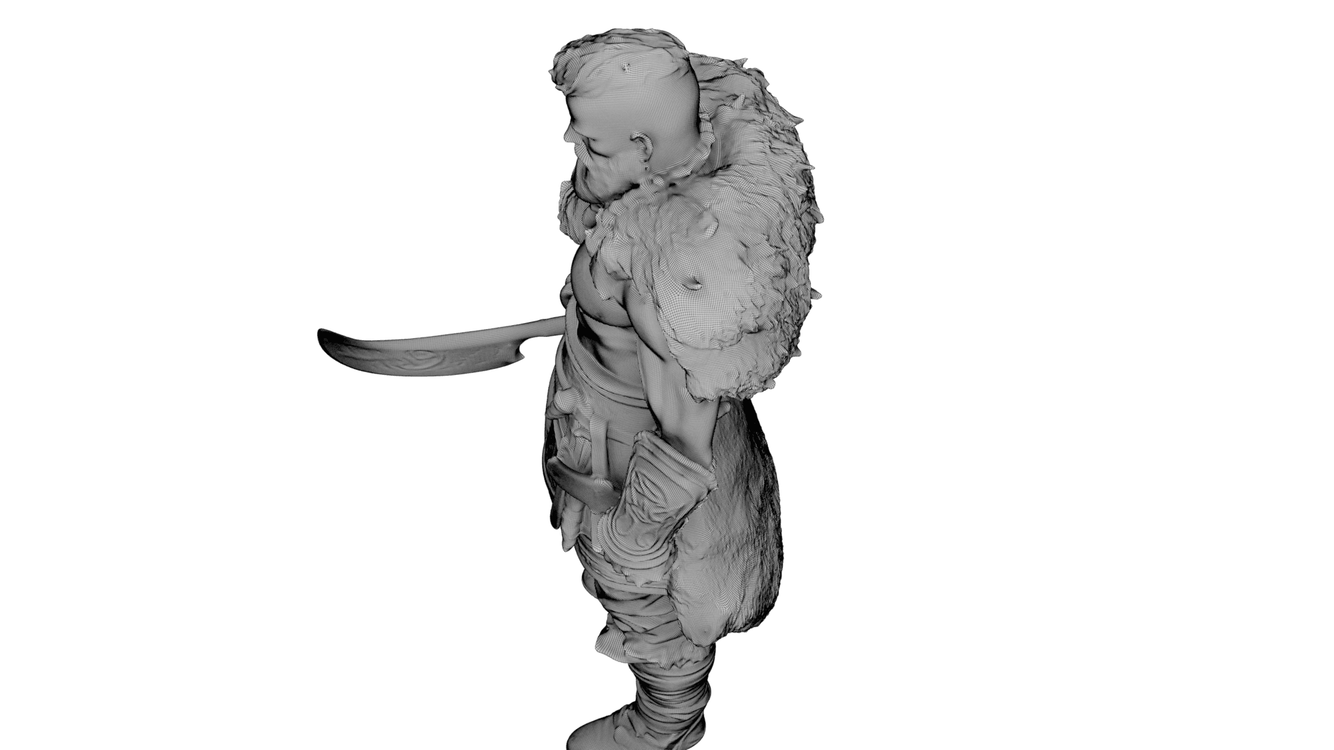 Viking Berserker 3d model