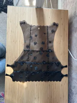 Floral Top – Modular 3D-Printed Fashion 3d model