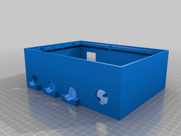 Taz 5 SKR 1.4 / TFT35 Electronics Enclosure w/ LM2596 and Relay Mounting 3d model