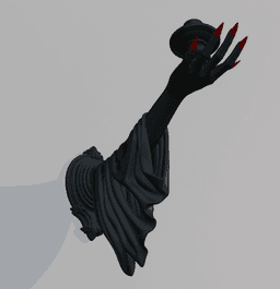 Vampire Hand Sconce Wall Candle Holder – Gothic Wall Decor 3d model