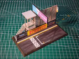 Melbourne Formula 1 Racetrack Diorama for Hot Wheels and 1:64 Diecast Cars & Figure 3d model