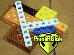 PrintABlok Diagonal Support Panel 3d model