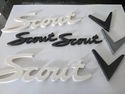 IH Scout V Badge Emblem 3d model