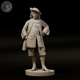 The High Provost University Monument | 28mm/32mm Heroic 3d model