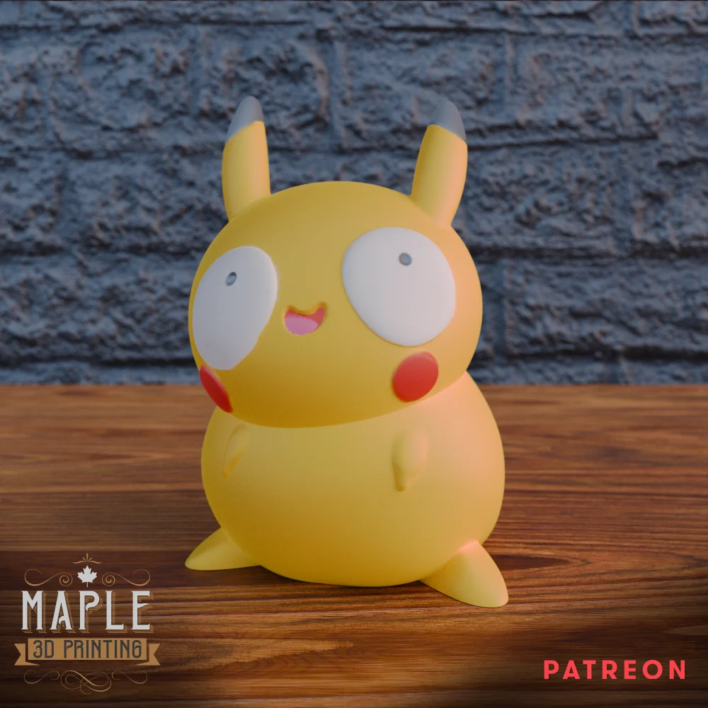 Derpy Pikachu - Pokemon 3d model