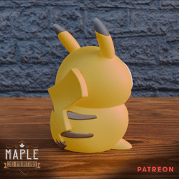 Derpy Pikachu - Pokemon 3d model