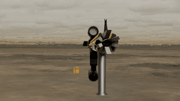 medium rail gun style sniper rifle for printing or game asset 3d model