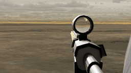 medium rail gun style sniper rifle for printing or game asset 3d model