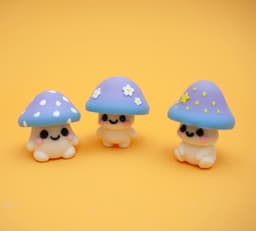 Cute Mushrooms Clicker Collection 3d model
