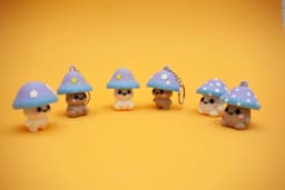 Cute Mushrooms Clicker Collection 3d model