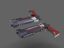 Marvel Rivals Deadpool Pistol 3d model