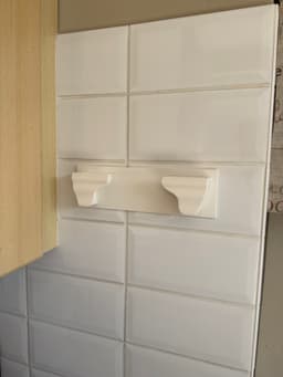 Wall Trivet Twin Mount 3d model