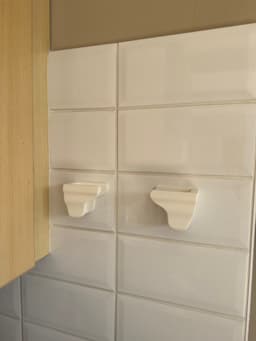 Wall Trivet Twin Mount 3d model