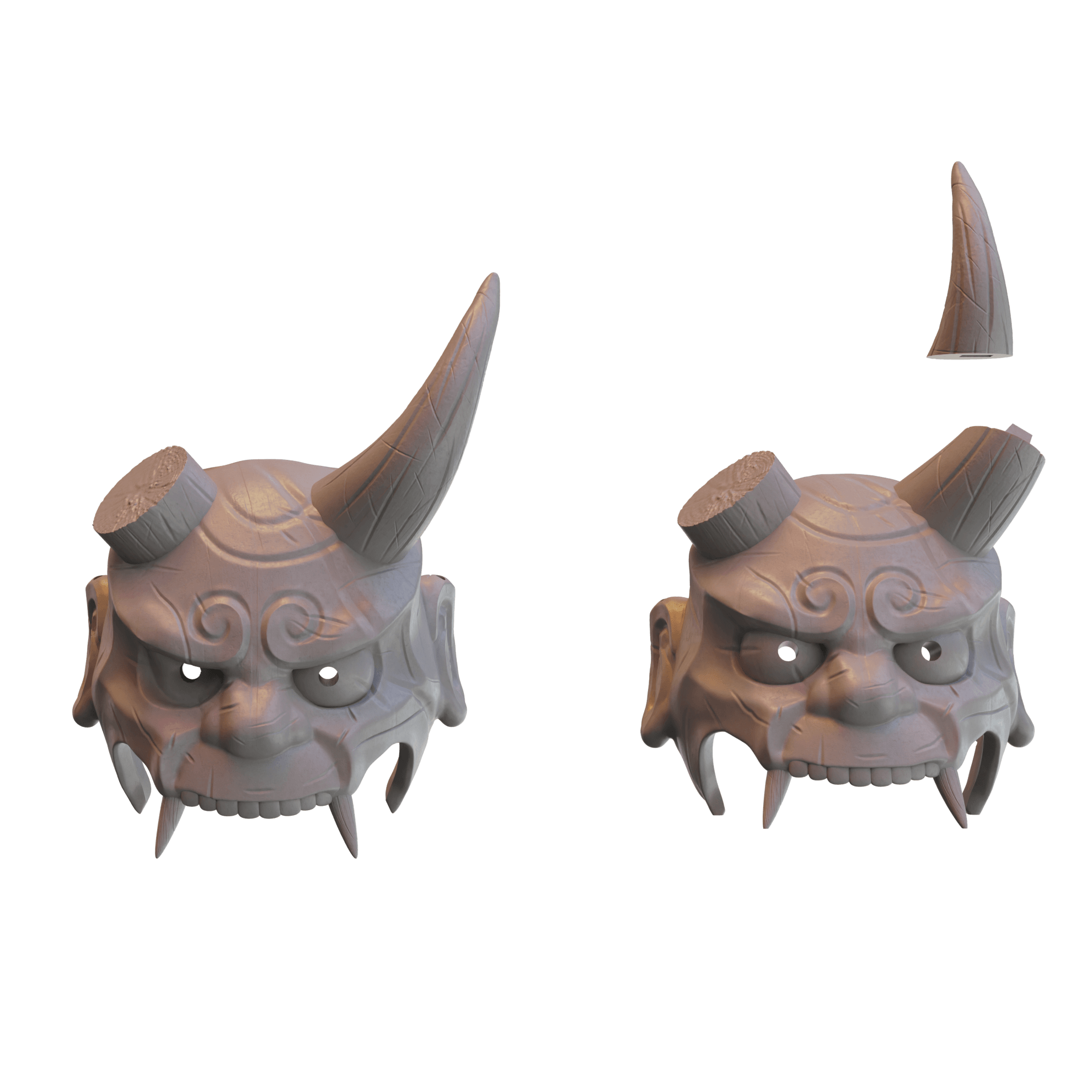 Akuma Mask Street Fighter 6 3d model