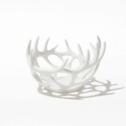 ANTLER BOWL – NATURE-INSPIRED DESIGN / HOMEDECOR / STL / VORONOI 3d model
