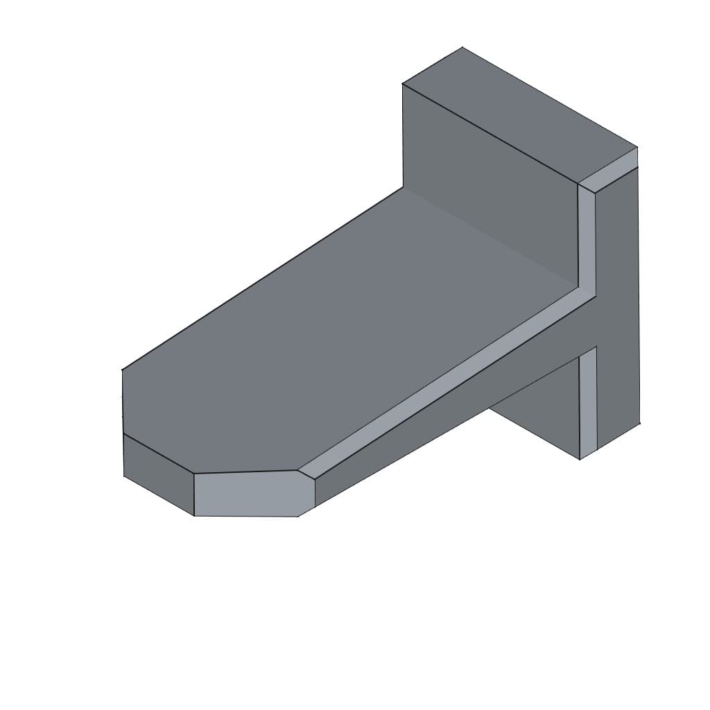 D-LOCK_TOOL-SLOT_L_PART-C 3d model