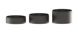 Vaniso Luma Modular Basic Base 55mm 3d model