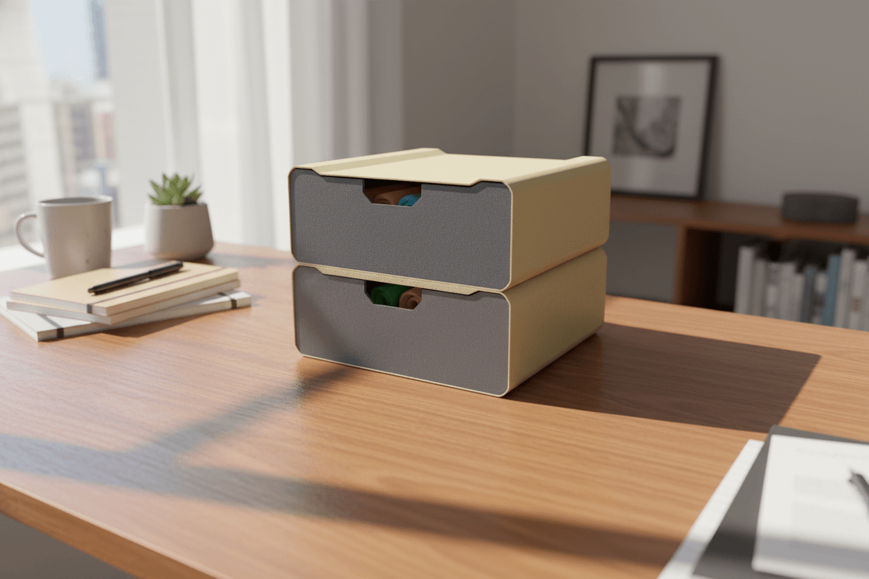 The ARCA modular drawer system 3d model