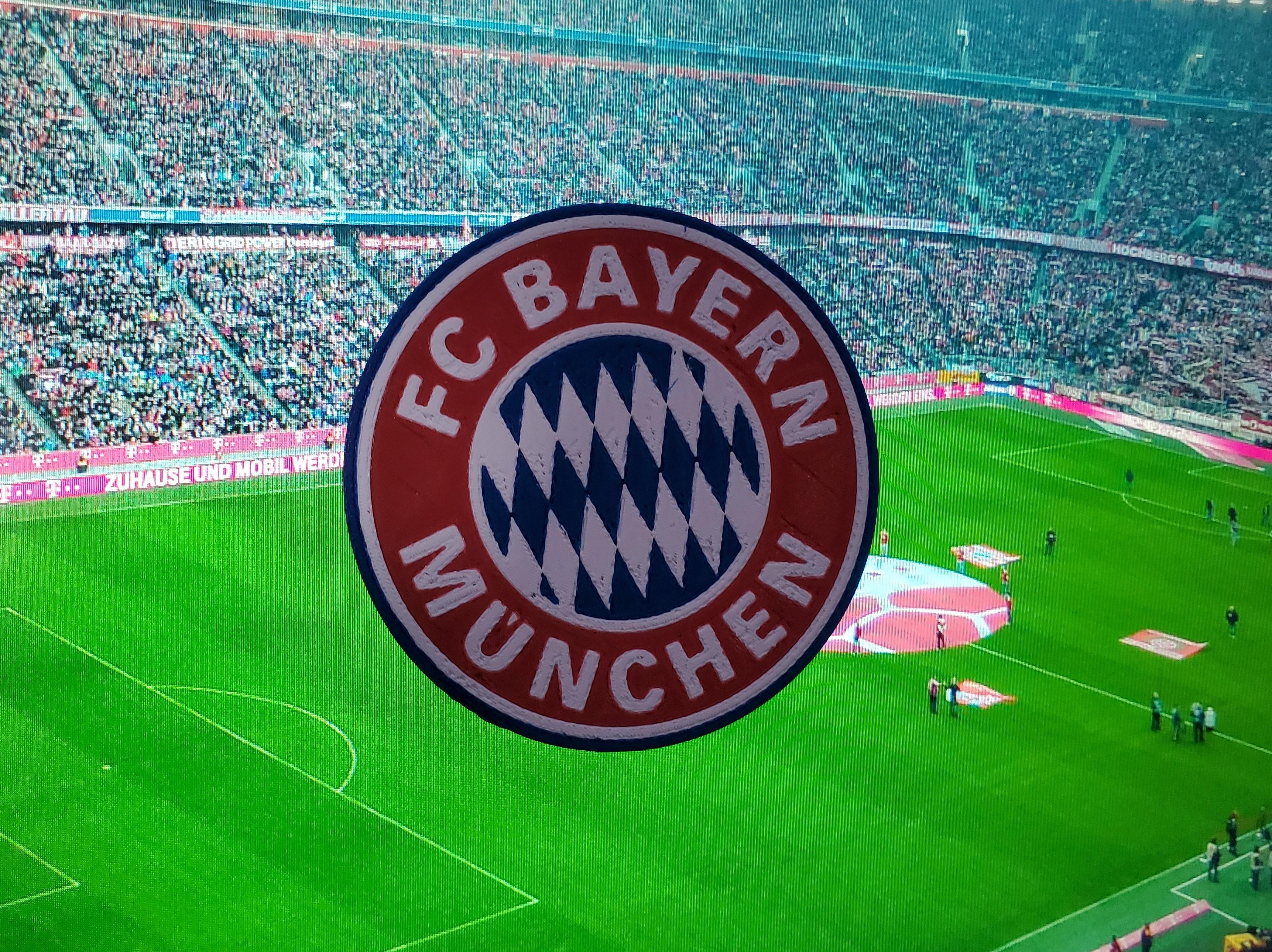 AMS / MMU Fußball-Club Bayern München e. V. coaster or plaque. 3d model