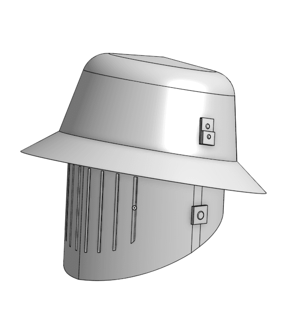 Modern Knight Kelmet 3d model