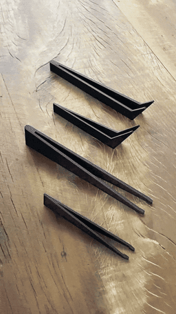 Tweezers 4-Piece Set 3d model