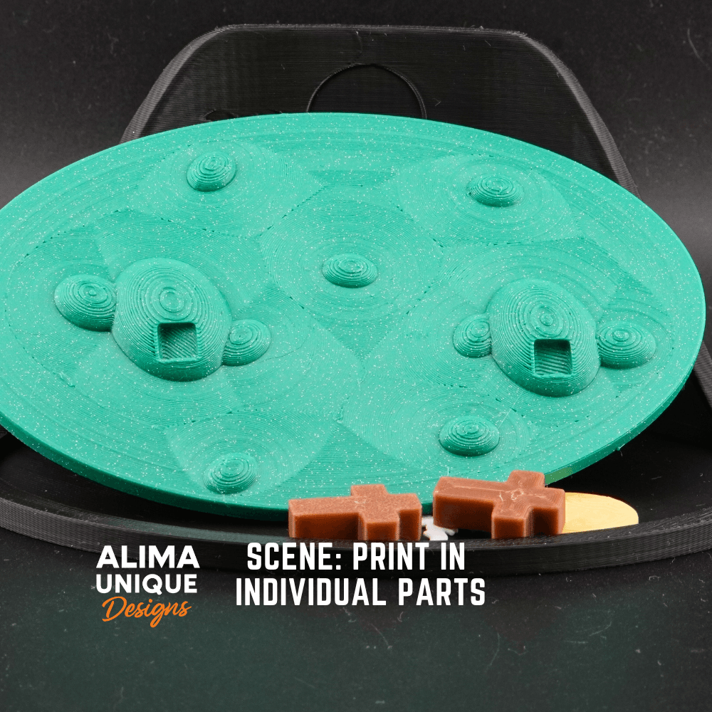 Tiny Zombies / Articulated Fidget Toy 3d model