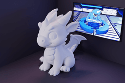 Dragão cartoon.stl 3d model