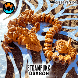Steampunk Dragon 3d model
