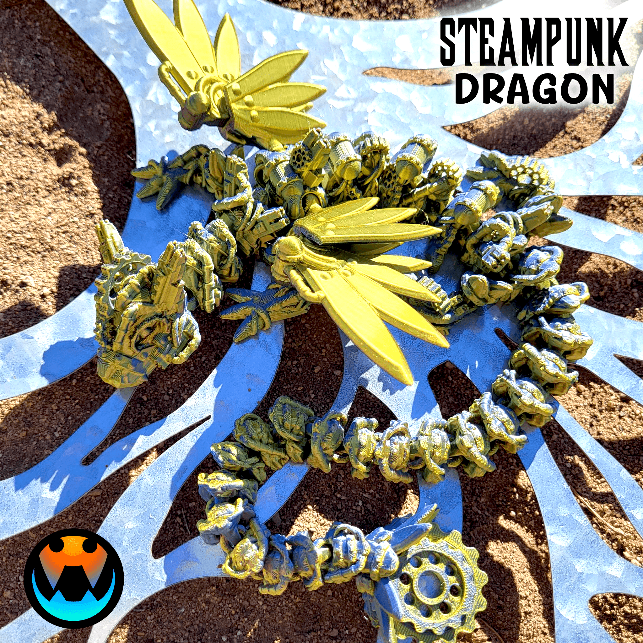 Steampunk Dragon 3d model