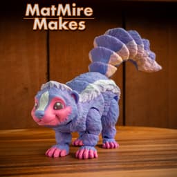 Skunk - Articulated Figure 3d model