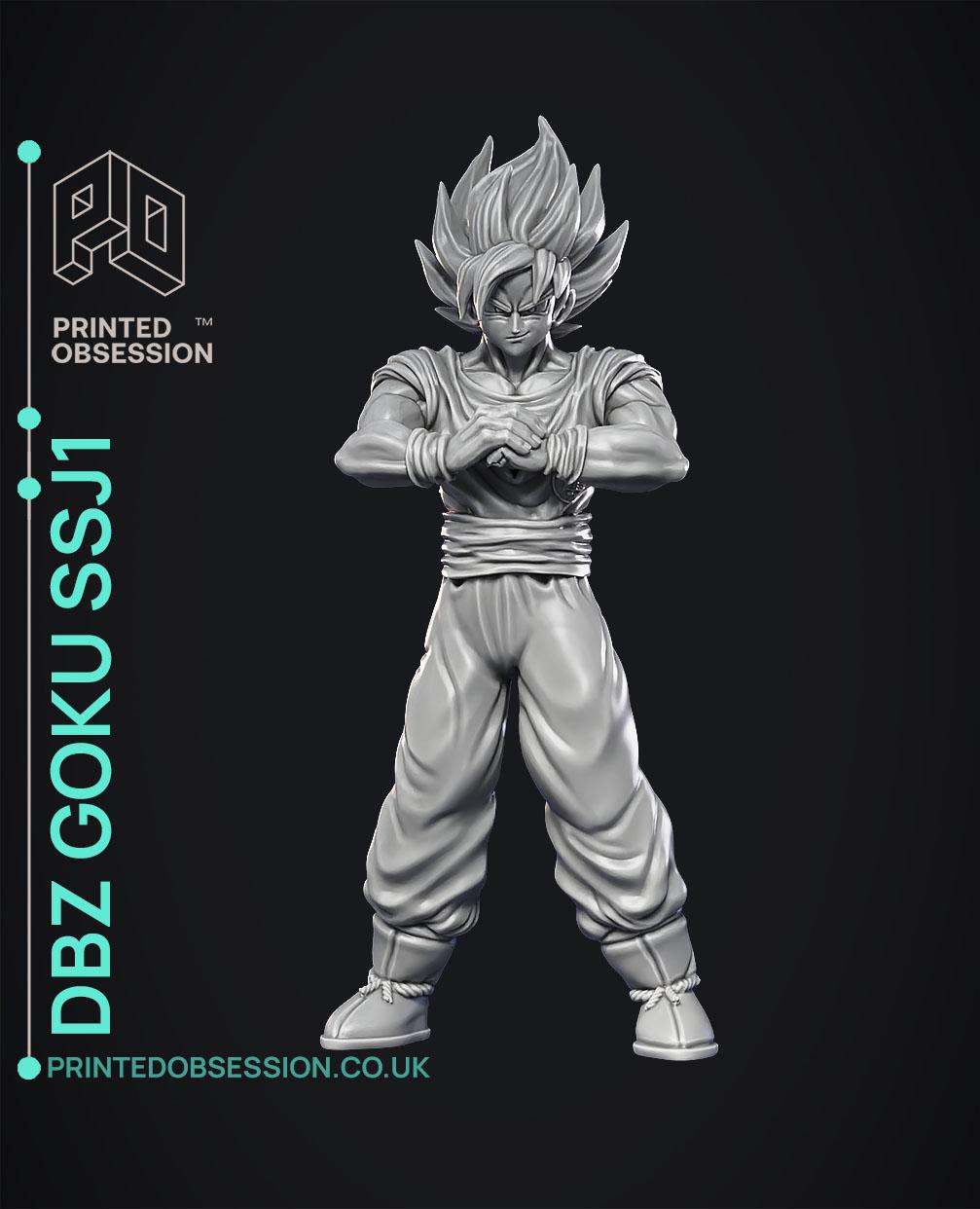 Goku SSJ1 - Dragon Ball Z - Fan Art 3d model