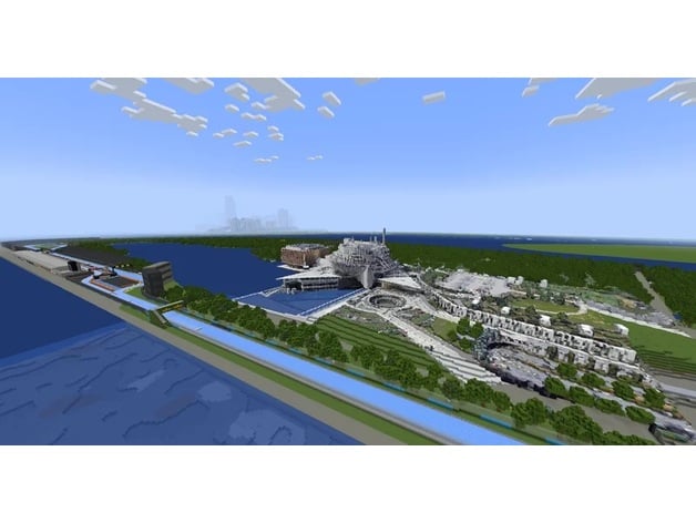 Minecraft Montreal Grand Prix 3d model