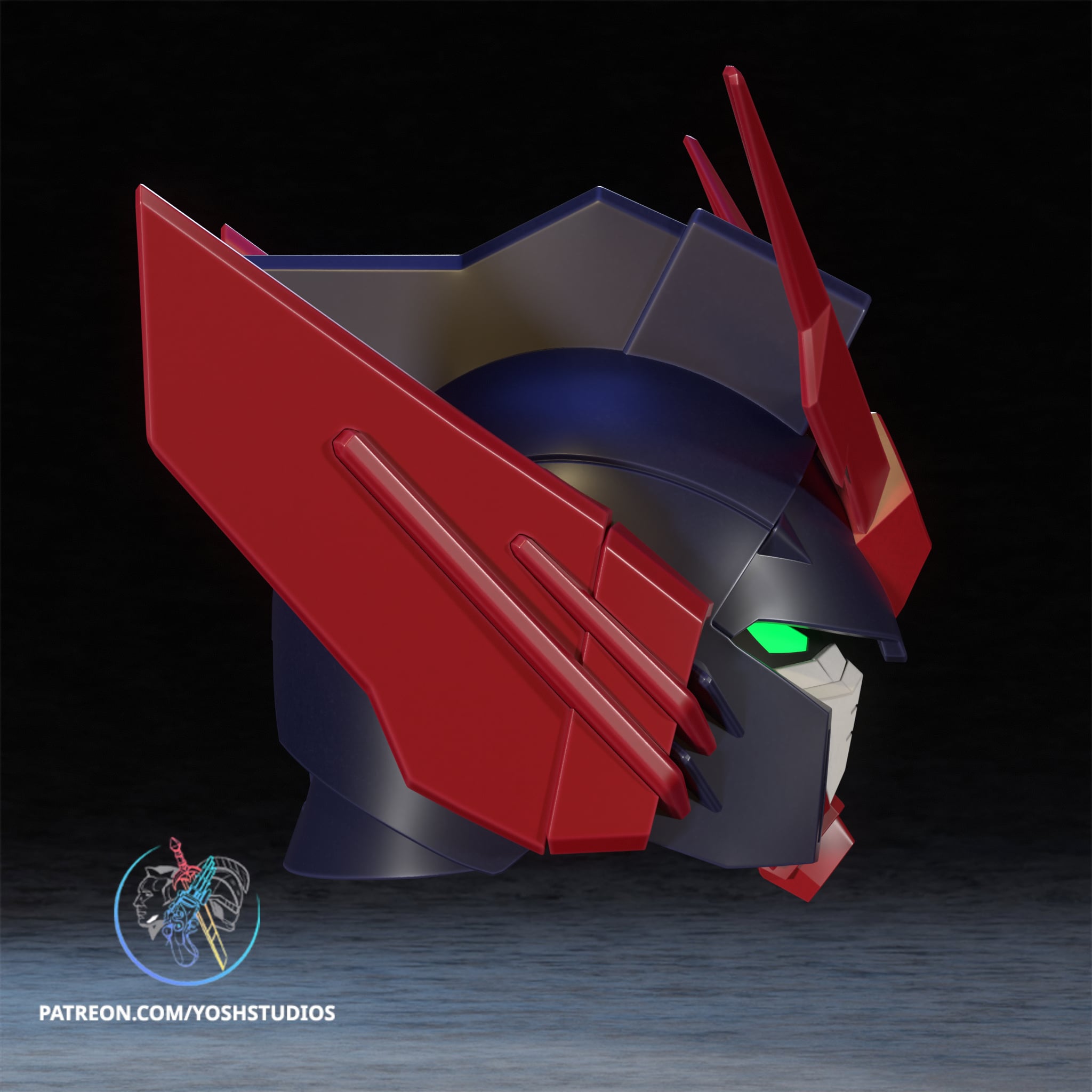 Mecha Epyon Helmet 3D Printer STL File 3d model