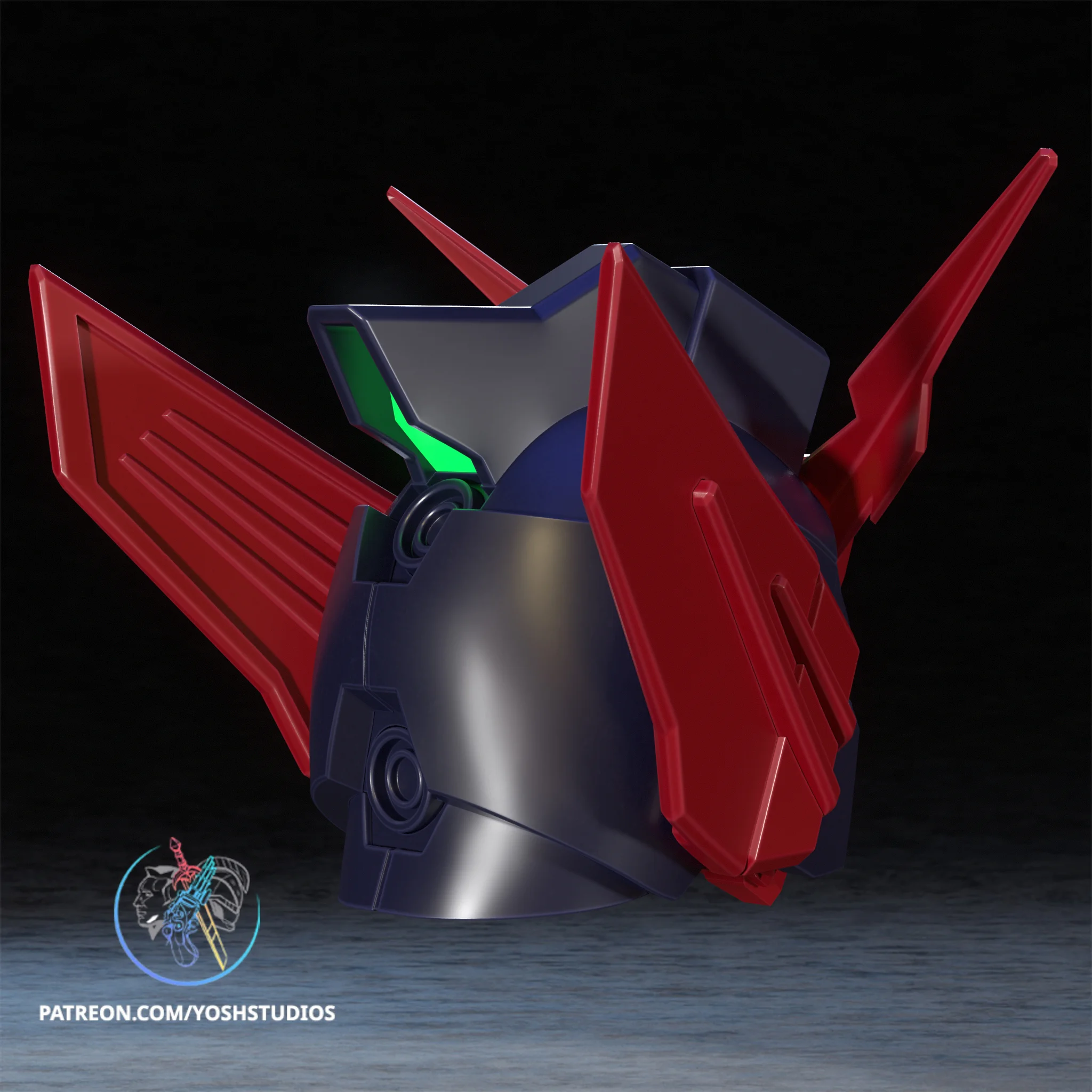 Mecha Epyon Helmet 3D Printer STL File 3d model